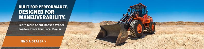 Doosan DL200TC-5 Wheel Loader on a jobsite.