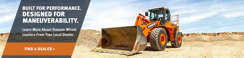 Doosan DL300-5 Wheel Loader on a jobsite.